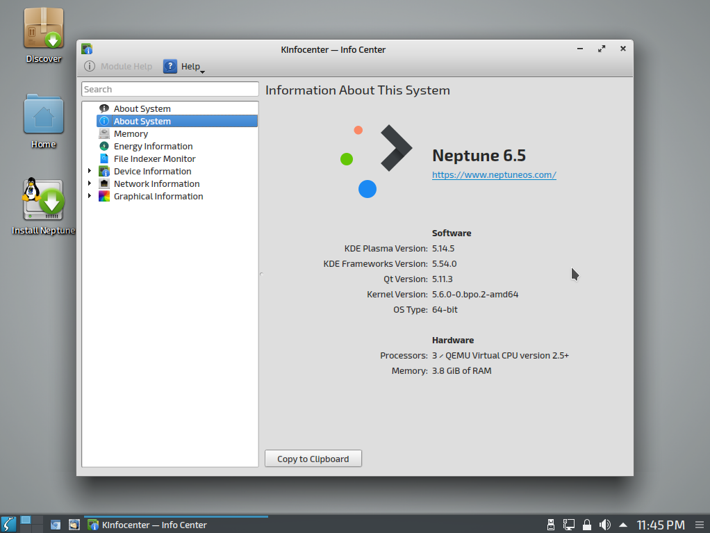 Neptune 6.5 Desktop